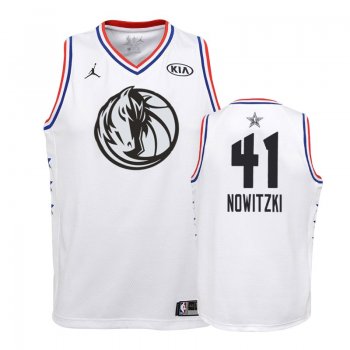 Youth Dallas Mavericks #41 Dirk Nowitzki All-Star Jersey