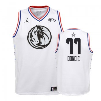 Youth Mavericks Luka Doncic 2019 All-Star Jersey - White