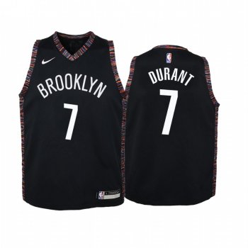 Youth Brooklyn Nets #7 Kevin Durant City Jersey