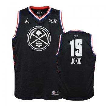 Youth Denver Nuggets #15 Nikola Jokic All-Star Jersey