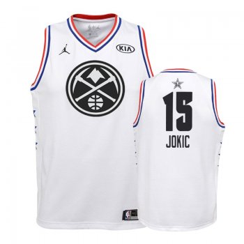 Youth Denver Nuggets #15 Nikola Jokic All-Star Jersey