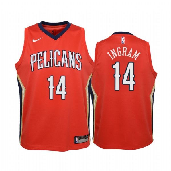 Youth New Orleans Pelicans #14 Brandon Ingram Statement Jersey