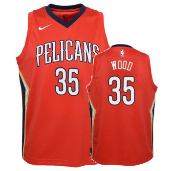 Youth New Orleans Pelicans #35 Christian Wood Statement Jersey