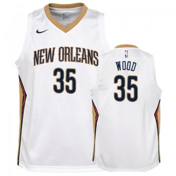 Youth New Orleans Pelicans #35 Christian Wood Association Jersey