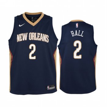 Youth New Orleans Pelicans #2 Lonzo Ball Icon Jersey