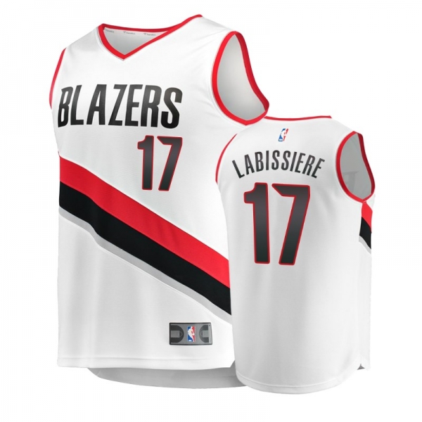 Youth Portland Trail Blazers #17 Skal Labissiere Icon Jersey