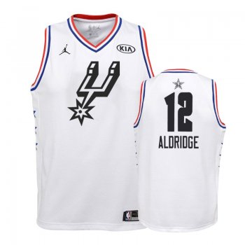 Youth Spurs LaMarcus Aldridge 2019 All-Star Jersey - White