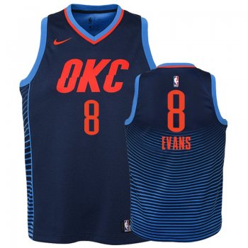 Youth Oklahoma City Thunder #8 Jawun Evans Statement Jersey