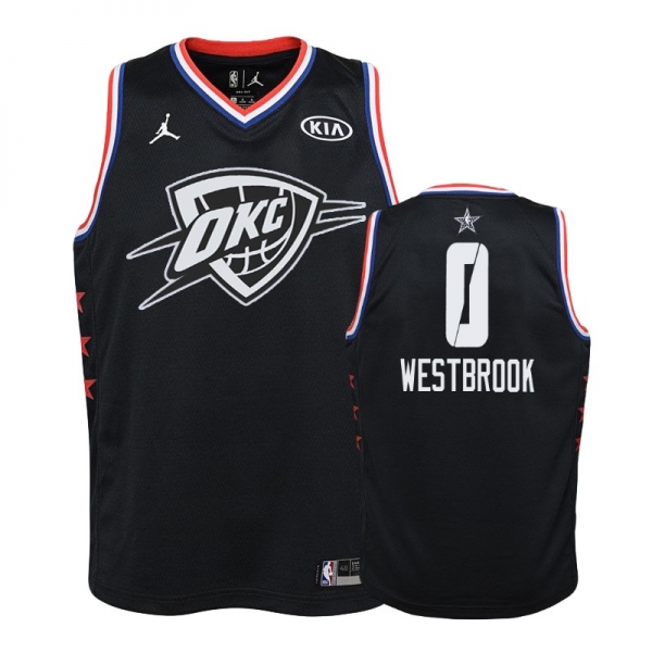 Youth Thunder Russell Westbrook 2019 All-Star Jersey - Black