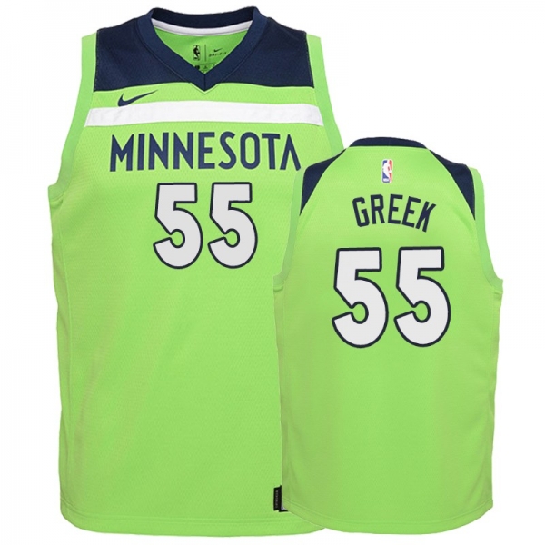 Youth Minnesota Timberwolves #55 Mitch Creek Statement Jersey