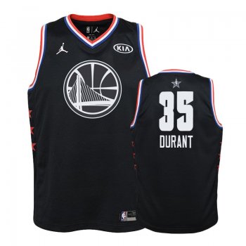 Youth Golden State Warriors #35 Kevin Durant All-Star Jersey