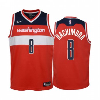 Youth Washington Wizards #8 Rui Hachimura Icon Jersey