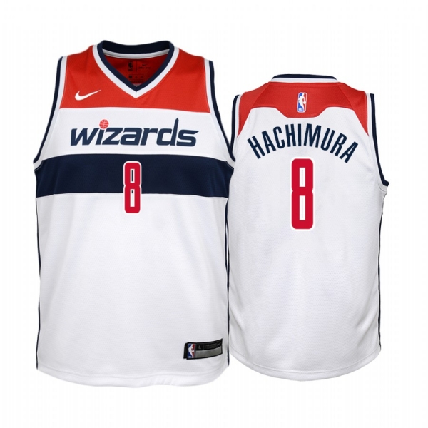 Youth Washington Wizards #8 Rui Hachimura Association Jersey