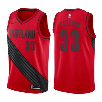 Portland Trail Blazers #33 Zach Collins Statement Jersey