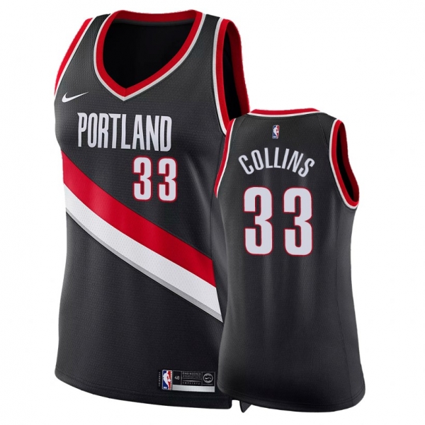 Women's Portland Trail Blazers #33 Zach Collins Icon Jersey