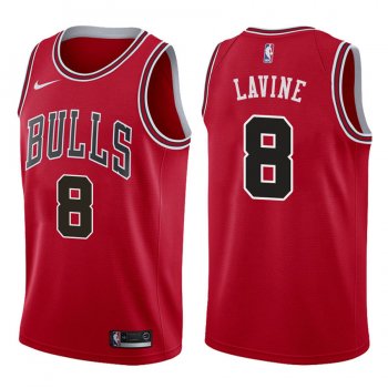 Chicago Bulls #8 Zach LaVine Icon Jersey