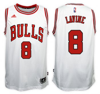 Chicago Bulls #8 Zach LaVine Home Jersey