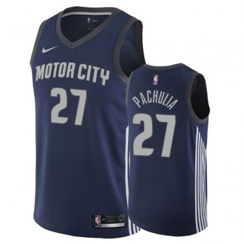 Detroit Pistons #27 Zaza Pachulia City Jersey