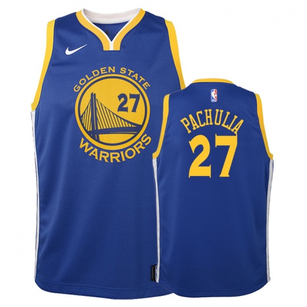 Youth Golden State Warriors #27 Zaza Pachulia Icon Jersey