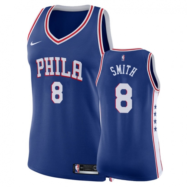 Women's Philadelphia 76ers #8 Zhaire Smith Icon Jersey