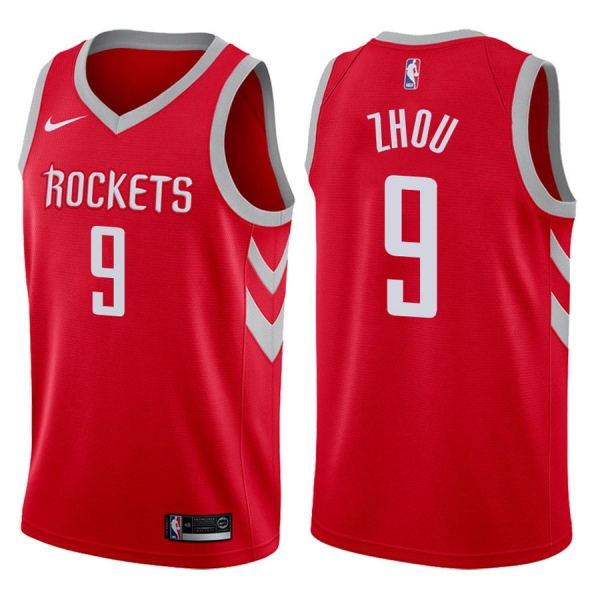 Houston Rockets #9 Zhou Qi Icon Jersey