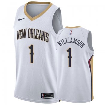 New Orleans Pelicans #1 Zion Williamson Association Jersey