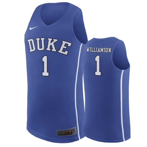 NCAA Basketball #1 Zion Williamson College Basketball Jersey