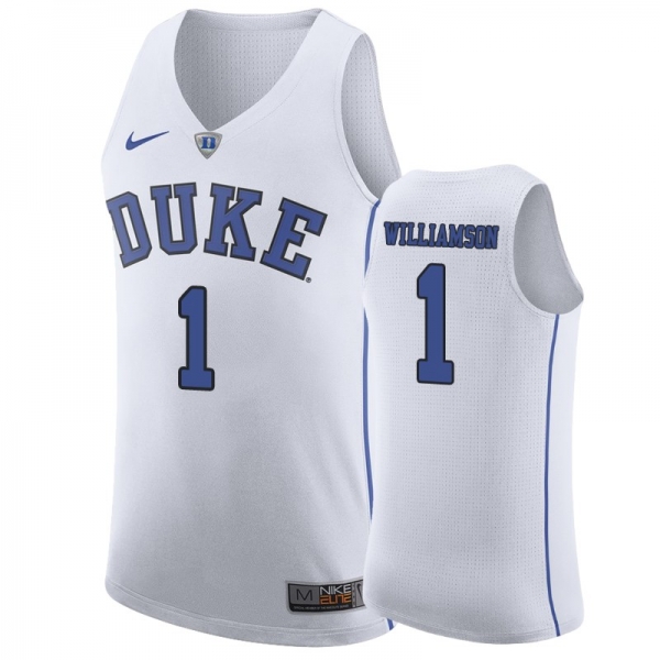 Duke Blue Devils Zion Williamson Authentic Men's College Basketball Jersey