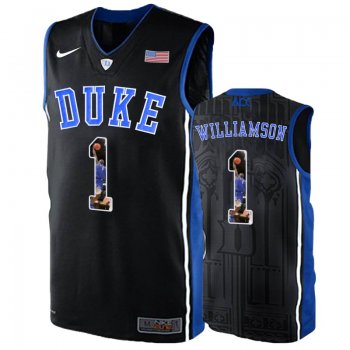 NCAA Basketball #1 Zion Williamson College Basketball Jersey