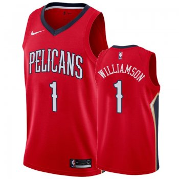 New Orleans Pelicans #1 Zion Williamson Statement Jersey