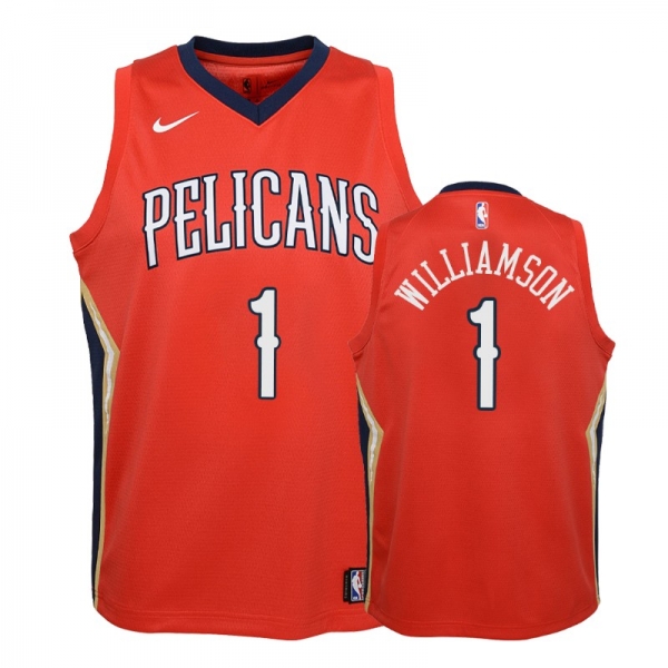 Youth New Orleans Pelicans #1 Zion Williamson Statement Jersey