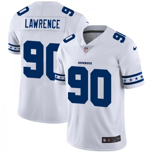 Men's Dallas Cowboys #90 Demarcus Lawrence NFL Team Logo Cool Edition Jerseys