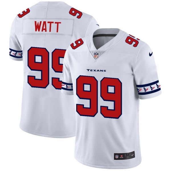 Men's Houston Texans #99 J.J. Watt NFL Team Logo Cool Edition Jerseys