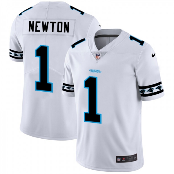 Men's Carolina Panthers #1 Cam Newton NFL Team Logo Cool Edition Jerseys