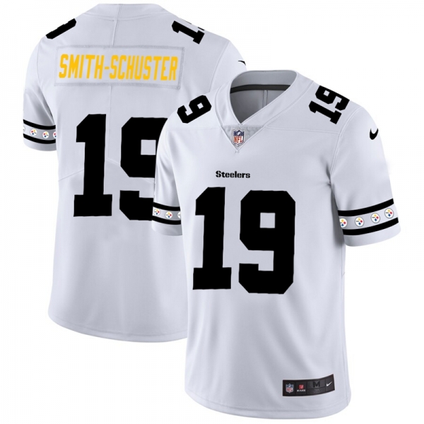 Men's Pittsburgh Steelers #19 JuJu Smith-Schuster NFL Team Logo Cool Edition Jerseys