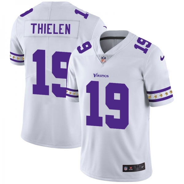 Men's Minnesota Vikings #19 Adam Thielen NFL Team Logo Cool Edition Jerseys