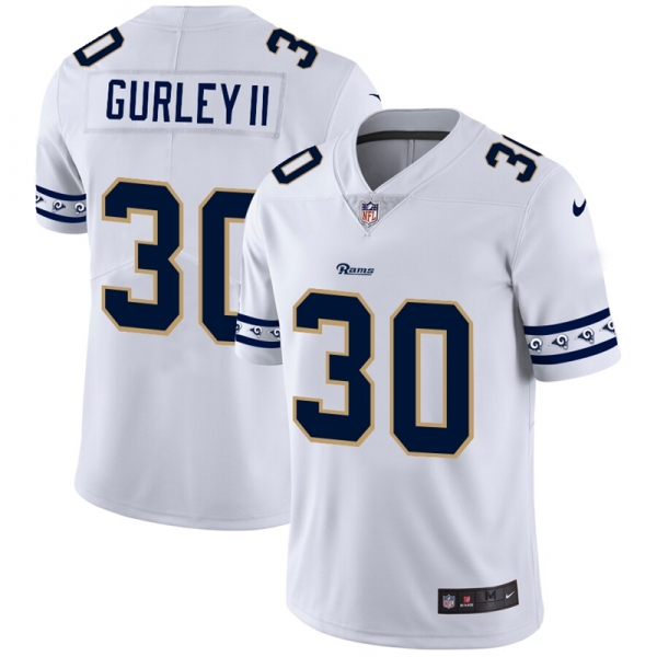 Men's Los Angeles Rams #30 Todd Gurley NFL Team Logo Cool Edition Jerseys