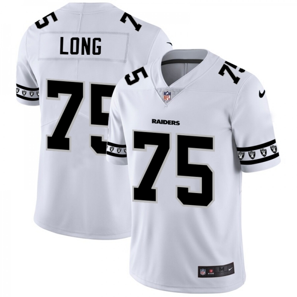 Men's Oakland Raiders #75 Howie Long NFL Team Logo Cool Edition Jerseys