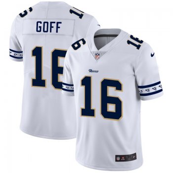 Men's Los Angeles Rams #16 Jared Goff NFL Team Logo Cool Edition Jerseys