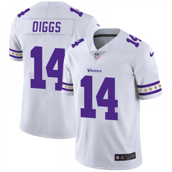 Men's Minnesota Vikings #14 Stefon Diggs NFL Team Logo Cool Edition Jerseys