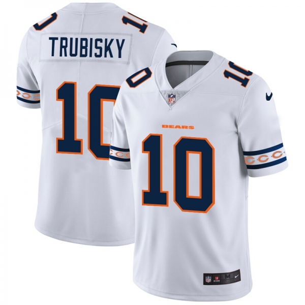 Men's Chicago Bears #10 Mitchell Trubisky NFL Team Logo Cool Edition Jerseys