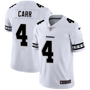 Men's Oakland Raiders #4 Derek Carr NFL Team Logo Cool Edition Jerseys