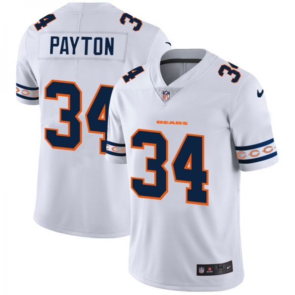 Men's Chicago Bears #34 Walter Payton NFL Team Logo Cool Edition Jerseys