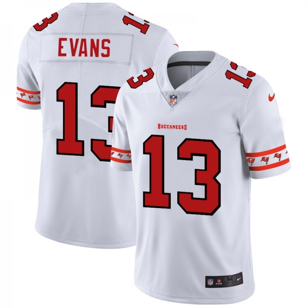 Men's Tampa Bay Buccaneers #13 Mike Evans NFL Team Logo Cool Edition Jerseys