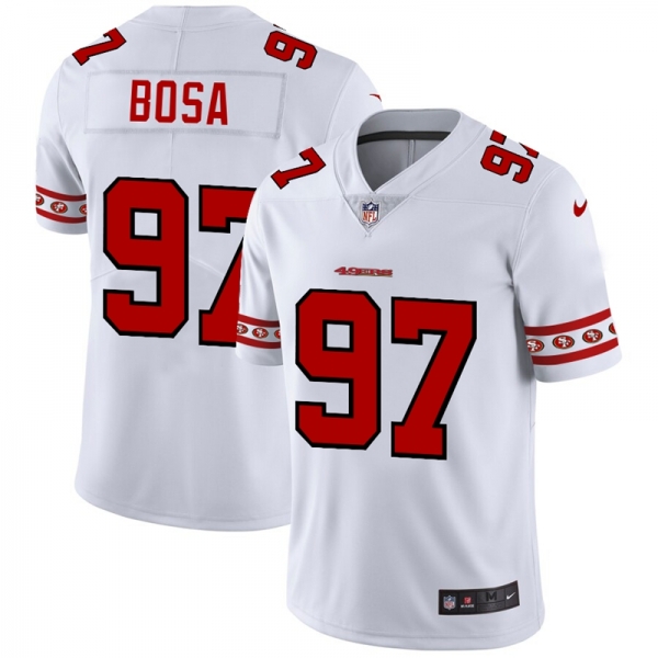 Men's San Francisco 49ers #97 Nick Bosa NFL Team Logo Cool Edition Jerseys