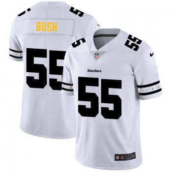 Men's Pittsburgh Steelers #55 Devin Bush NFL Team Logo Cool Edition Jerseys