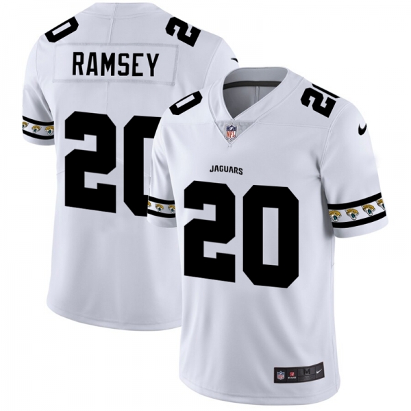 Men's Jacksonville Jaguars #20 Jalen Ramsey NFL Team Logo Cool Edition Jerseys