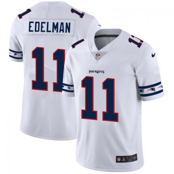 Men's New England Patriots #11 Julian Edelman NFL Team Logo Cool Edition Jerseys