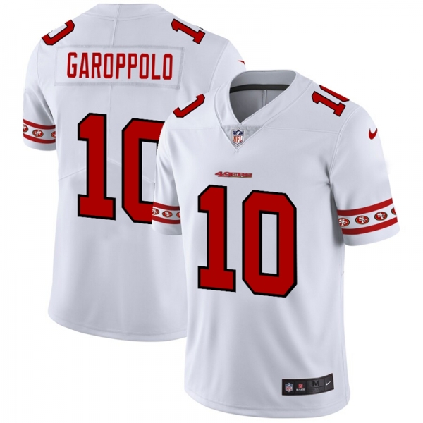 Men's San Francisco 49ers #10 Jimmy Garoppolo NFL Team Logo Cool Edition Jerseys