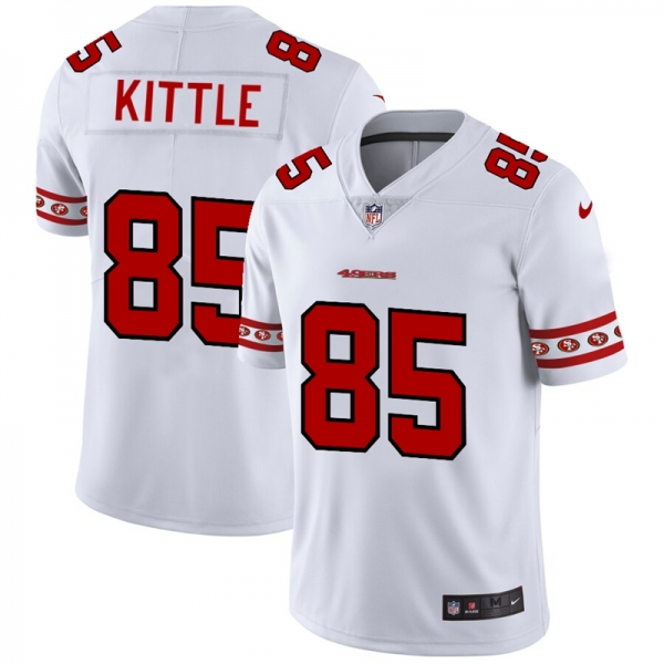 Men's San Francisco 49ers #85 George Kittle NFL Team Logo Cool Edition Jerseys